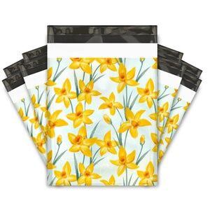 20 10x13 Daffodil Poly Mailers Shipping Envelopes